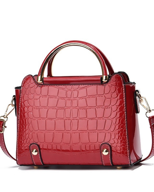 Crocodile pattern handbag Small woman Time versatile mesengers simple ladies shoulder bag