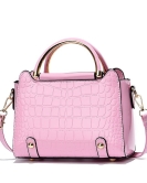 Crocodile pattern handbag Small woman Time versatile mesengers simple ladies shoulder bag