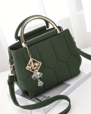 Women's bags Fashionable handbag Ms. Embroidery Line Shoulder Body Bag Tide