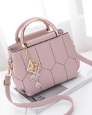 Women's bags Fashionable handbag Ms. Embroidery Line Shoulder Body Bag Tide