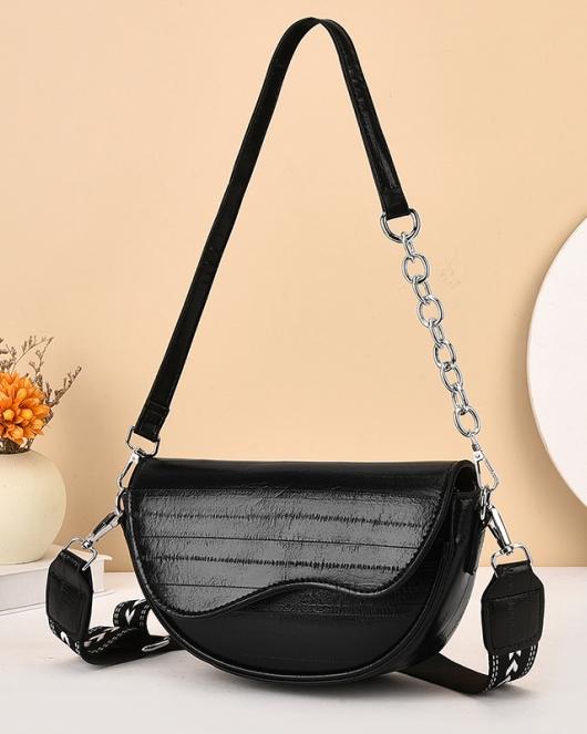 Bag Female Fashion Crescent Bags Crossbody Bag Get Girlfriend's Better -colored Shoulder Bag Middle School Student Small Bag