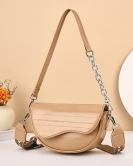 Bag Female Fashion Crescent Bags Crossbody Bag Get Girlfriend's Better -colored Shoulder Bag Middle School Student Small Bag