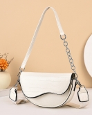 Bag Female Fashion Crescent Bags Crossbody Bag Get Girlfriend's Better -colored Shoulder Bag Middle School Student Small Bag