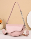 Bag Female Fashion Crescent Bags Crossbody Bag Get Girlfriend's Better -colored Shoulder Bag Middle School Student Small Bag