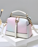 Spring and summer gradient small bag women's fashion texture texture shoulder mesengers bag