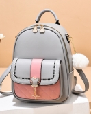 Backpack Women's Bags Casual Fashion Skin Poor Backpack Color Color Large Capacity Travel Bag