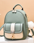 Backpack Women's Bags Casual Fashion Skin Poor Backpack Color Color Large Capacity Travel Bag