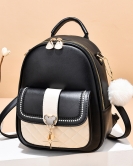 Backpack Women's Bags Casual Fashion Skin Poor Backpack Color Color Large Capacity Travel Bag