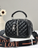 Women's bags in autumn, novice buns, women's versatile messenger bag, Xiaoxiang Ling grid chain bag