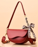 Light luxury female bag in autumn and winter fashion underarms saddle bags simple casual shoulder mesengers bag