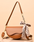 Light luxury female bag in autumn and winter fashion underarms saddle bags simple casual shoulder mesengers bag