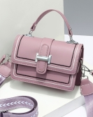 Women's bags spring fashionable handbags wide shoulder strap shoulder shoulder messenger bag