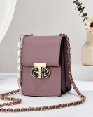 Women's bag mini mobile phone bag Fashionable women's shoulder webbing small bag tide