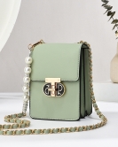 Women's bag mini mobile phone bag Fashionable women's shoulder webbing small bag tide