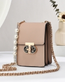 Women's bag mini mobile phone bag Fashionable women's shoulder webbing small bag tide