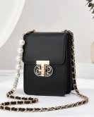 Women's bag mini mobile phone bag Fashionable women's shoulder webbing small bag tide