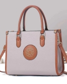 Women's bags Fashion lychee pattern ladies handbag large -capacity shoulder oblique cross -women's bag