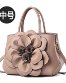 Women's bag simple and expensive ladies handbags fashion rose large -capacity shoulder mesengers bag