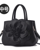 Women's bag simple and expensive ladies handbags fashion rose large -capacity shoulder mesengers bag