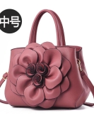 Women's bag simple and expensive ladies handbags fashion rose large -capacity shoulder mesengers bag