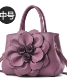 Women's bag simple and expensive ladies handbags fashion rose large -capacity shoulder mesengers bag