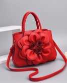 Women's bag simple and expensive ladies handbags fashion rose large -capacity shoulder mesengers bag