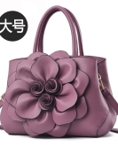 Women's bag simple and expensive ladies handbags fashion rose large -capacity shoulder mesengers bag