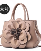 Women's bag simple and expensive ladies handbags fashion rose large -capacity shoulder mesengers bag