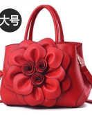 Women's bag simple and expensive ladies handbags fashion rose large -capacity shoulder mesengers bag