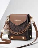 Mobile bags female printed fashionable shoulder mesengers small bag