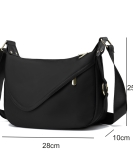 Nylon girl cross -body bag casual middle -aged and elderly mother bag sailing shoulder bag Oxford cloth lightweight waterproof tourism crossbag