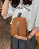 Mobile phone bag female ultra -fire shoulder -shoulder bag summer installation mobile phone light double -layer vertical model fashion small bag tide