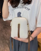 Mobile phone bag female ultra -fire shoulder -shoulder bag summer installation mobile phone light double -layer vertical model fashion small bag tide