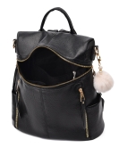 Women's bags fashion backpack retro soft leather travel backpack large -capacity anti -theft bag