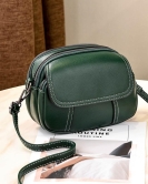 Women's bag solid color bag trendy soft leather women's bags fashion casual wild crossbody bag