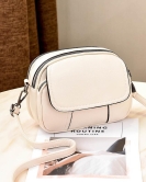 Women's bag solid color bag trendy soft leather women's bags fashion casual wild crossbody bag