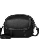 Women's bag solid color bag trendy soft leather women's bags fashion casual wild crossbody bag