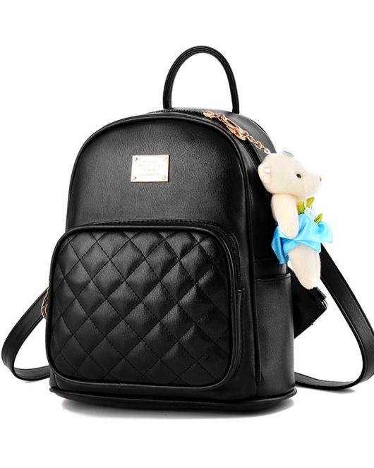 Autumn and winter backpack college leisure backpack trendy fashion lady bag puppet schoolbags