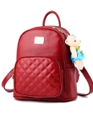 Autumn and winter backpack college leisure backpack trendy fashion lady bag puppet schoolbags