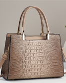 Women's bag fashion crocodile pattern handbag large -capacity versatile temperament women's bag shoulder bag