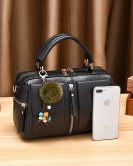 Women's bag handbags fashionable shoulder bag trendy leather pillow bag messenger bag