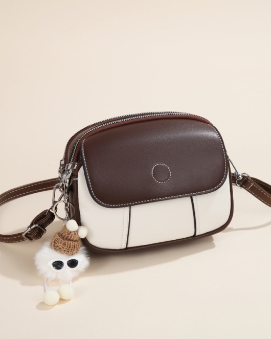 Autumn fashion contrasting hand -randable small bag trendy color matching shoulder glyph bodies