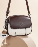 Autumn fashion contrasting hand -randable small bag trendy color matching shoulder glyph bodies