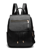 Back bag women's bag soft leather backpack student travel bag