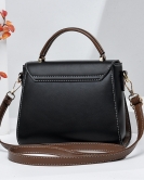 Popular small bag personalized contrasting shoulder -shoulder messenger small square bag women's bag