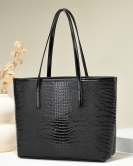 Soft leather big bag women's trendy fashion large -capacity handbag bag soft leather shoulder bag wild bag versatile tote bag