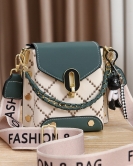 Women's bag small bag women's bags, fashion embroidery line chain small bag mini mobile phone bag