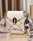 Women's bag small bag women's bags, fashion embroidery line chain small bag mini mobile phone bag