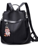 Women's bag retro backpack soft leather large capacity anti -theft bag backpack