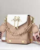 Mobile phone bag female small bag fashion texture -sensitive shoulder bag versatile pearl chain small bag